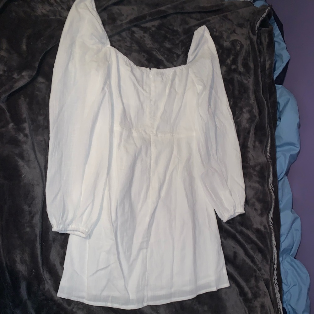 Princess Polly Alena Mini Dress White Size 6 - Picture 6 of 12